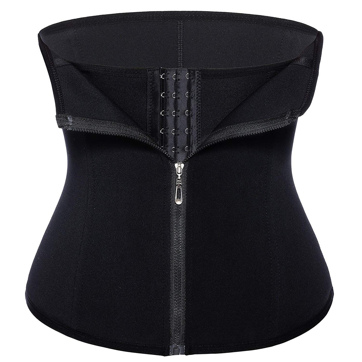 Women Waist Trainer Corset Cincher Zipper Body Shaper for Weight Loss Girdle Top Tummy Underwear Shapewear Workout Shirt