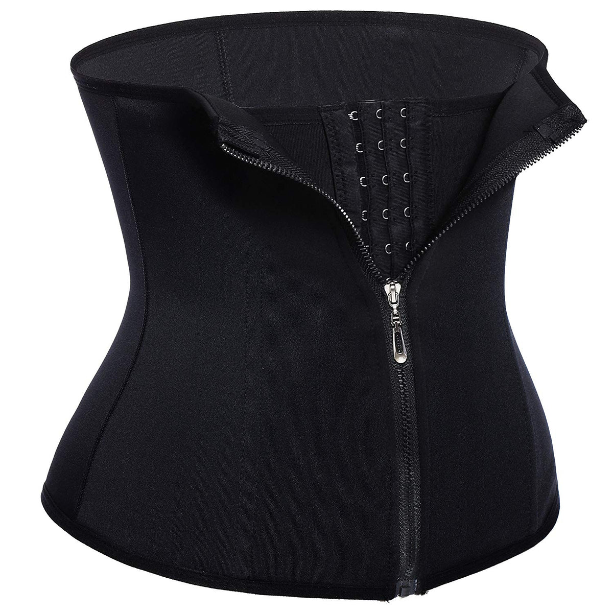 Women Waist Trainer Corset Cincher Zipper Body Shaper for Weight Loss Girdle Top Tummy Underwear Shapewear Workout Shirt