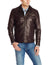 Cole Haan Men's Smooth Leather Collar Jacket